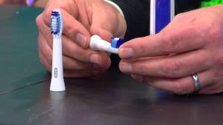 newgen medicals Elektrische Reise-Zahnbürste mit Batteriebetrieb