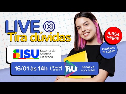 LIVE: Tira dúvidas SISU 2026