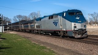 preview picture of video 'Amtrak Texas Eagle Detours ~ April 4th - April 6th'