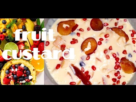 How To Make Nigerian,Fruit Custard At Home(easy and tasty dessert recipes)