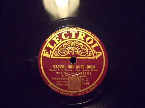 Wilhelm Strienz - Vater, ich rufe dich - Th. Körner - 1939