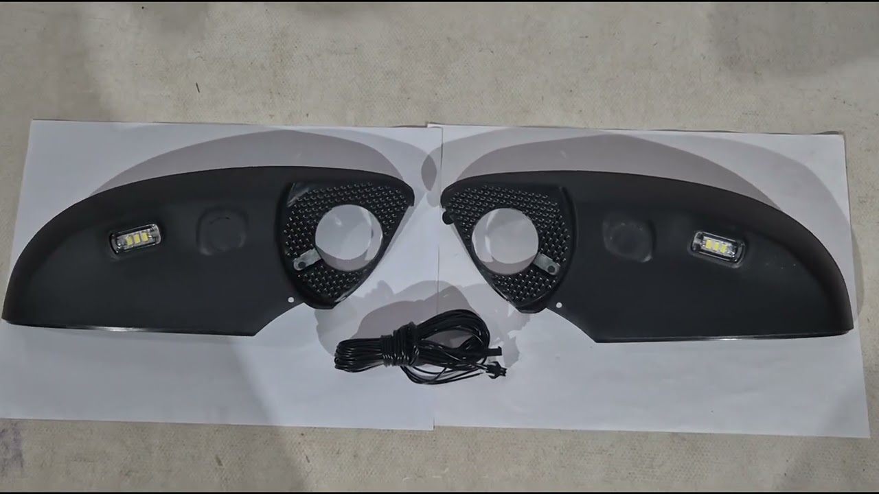 Toyota Land Cruiser 200 2007-2021 гг. Нижняя часть зеркала (с LED-подсветкой) Video 1