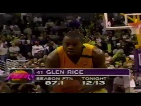 Glen Rice 28 Points 3 Ast Vs. Seattle, 99-00.