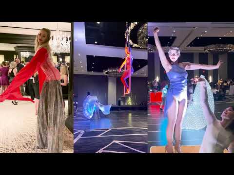 Promotional video thumbnail 1 for KC Aerial Arts – Unforgettable Aerial, Fire & LED Entertainment