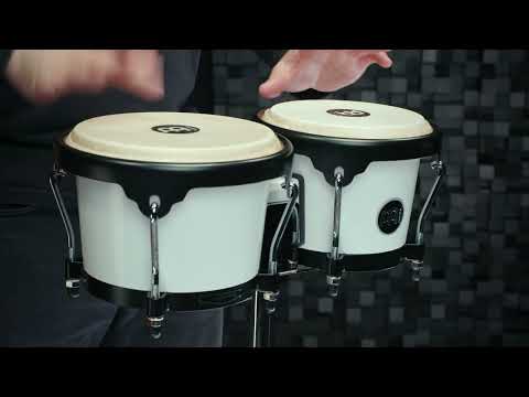 Meinl Percussion Molded ABS Bongo, Bright White (HB50WH)