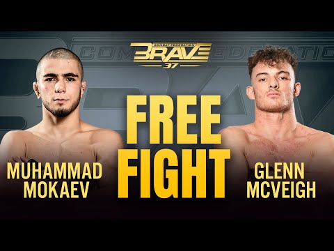 Muhammad Mokaev vs Glenn McVeigh | Free Fight |  BRAVE CF 37