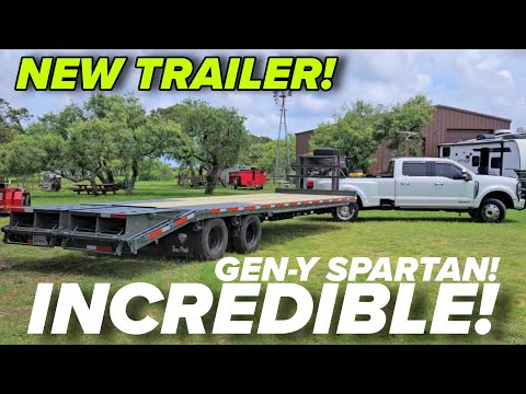 INCREDIBLE GEN-Y COUPLER on the new TEXAS PRIDE TRAILERS 30K Gooseneck!