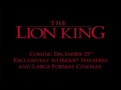 The Lion King - 2002 IMAX Trailer