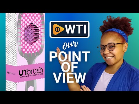 Unbrush Wet & Dry Vented Detangling Hair Brush - WTI product video review