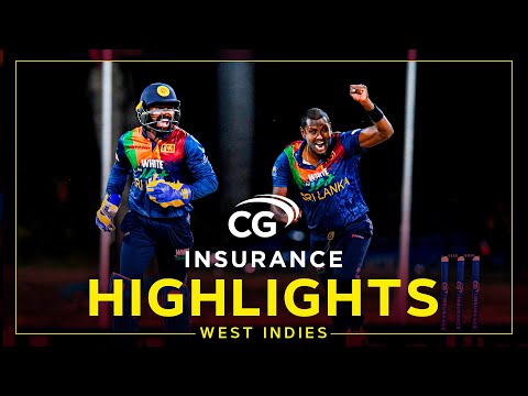 Highlights | West Indies v Sri Lanka | Hasaranga Stars Despite McCoy Flourish |2nd CG Insurance T20I