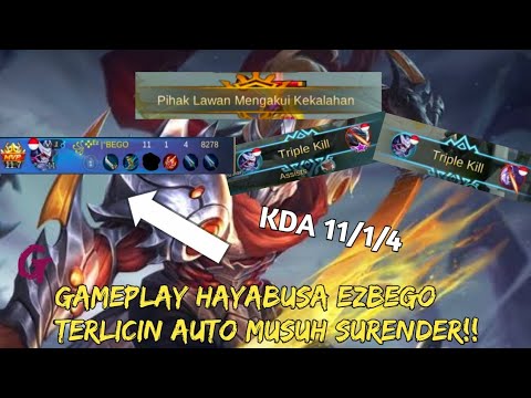HAYABUSA PAKE ITEM BARU ? MAKIN SUSAH MATI INI HERO!!! – MOBILE LEGEND