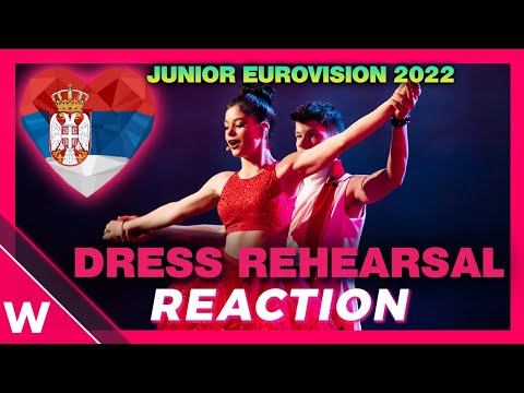 Serbia dress rehearsal: Katarina Savić "Svet Bez Granica" @ Junior Eurovision 2022 (Reaction) 🇷🇸