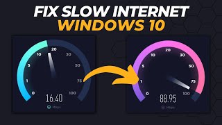 Fix Slow WiFi Internet on Windows 10 | Windows 10 Slow Internet Speed Fix | Fix Slow Internet Speed