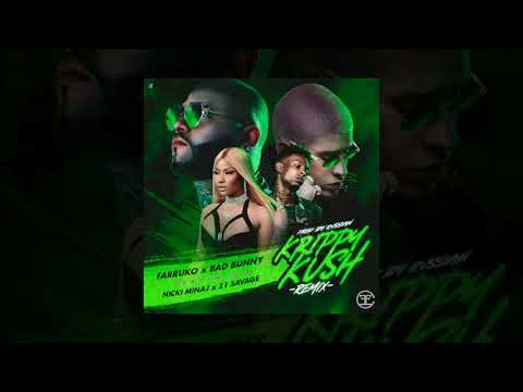 Krippy Kush Remix - Farruko Ft Bad Bunny, Nicki Minaj & 21 Savage (Audio Official)