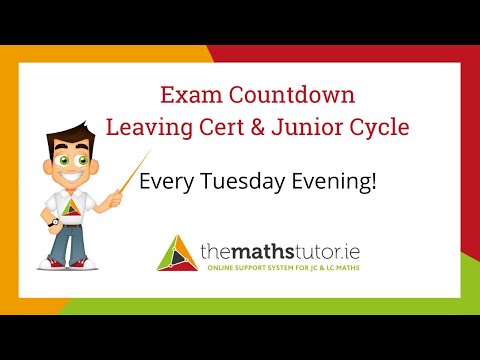 JCH - Exam Countdown - Week 11 - Junior Cycle Higher Level