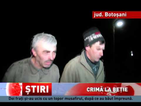Un bărbat a fost omorât cu toporul chiar de prietenii de pahar