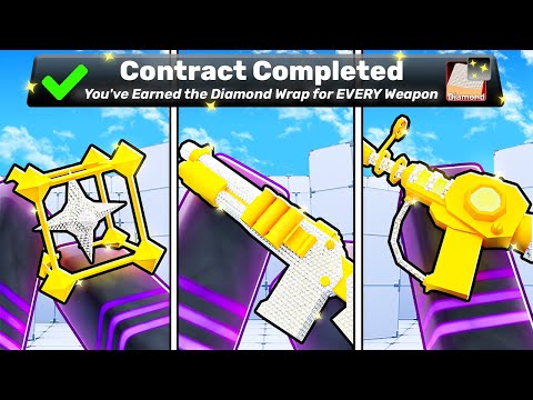 Unlocking EVERY DIAMOND WRAP! (Roblox Rivals)