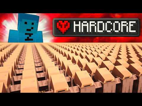 Überlebe ich 1.000.000 VILLAGER in HARDCORE?
