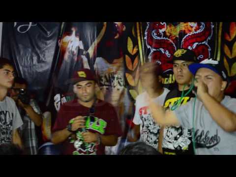 Nitro(Chile) Ñko(Colombia) vs Leo Taylor(Perú) - Semi - Dragones del freestyle 2vs2