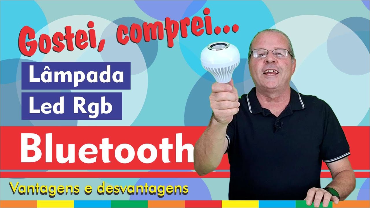 Lâmpadas Rgb com alto-falante bluetooth Dubai-atlantic , vale a pena?