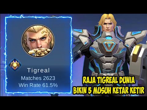 SKILL ZONING TINGKAT DEWA DARI RAJA TIGREAL - TOP 1 GLOBAL TIGREAL MOBILE LEGENDS