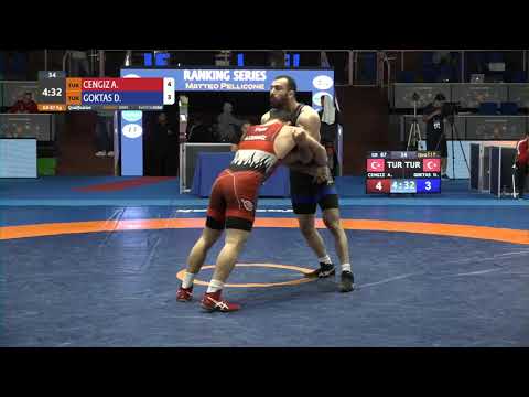 Qual. GR - 87 kg: A. CENGIZ (TUR) v. D. GOKTAS (TUR)