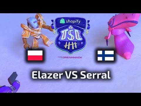 HIT! Elazer VS Serral - ZvZ - TSL 5 - polski komentarz