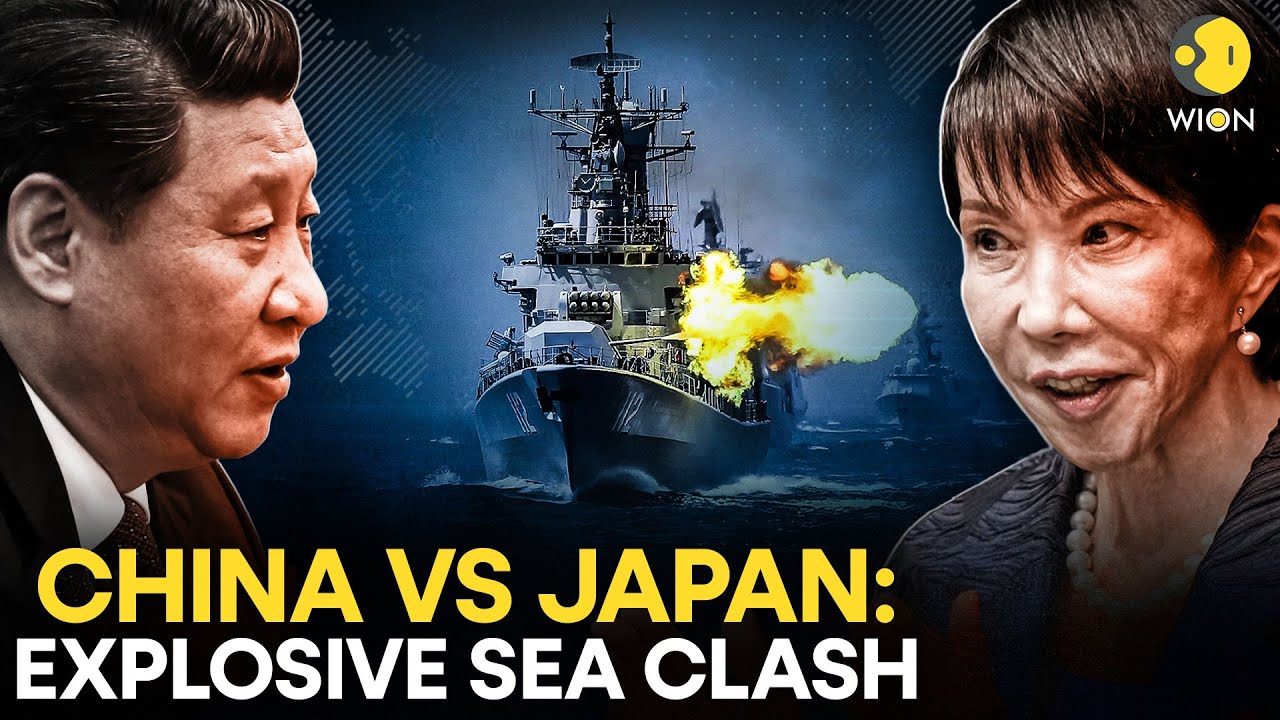 China-Japan Standoff EXPLODES: Chinese & Japanese Ships Clash In Disputed Island Area | WION