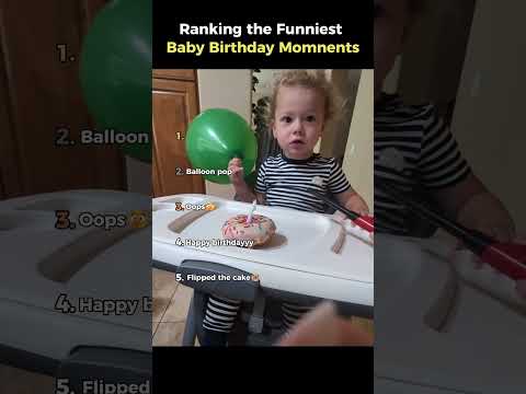 Ranking the Funniest Baby Birthday Moments🥳🎂