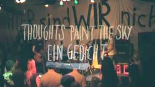 THOUGHTS PAINT THE SKY - Ein Gedicht (Live in Essen, 25.11.2011)
