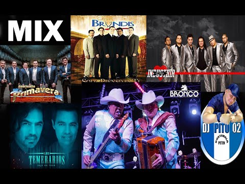 Mix Grupos Románticas Conjunto Primavera, Grupo Ladron, Grupo Brindys Los Broncos Industria Del Amor