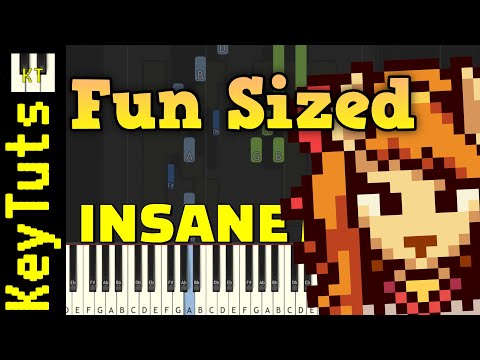 Fun Sized [Undertale Yellow] - Insane Mode [Piano Tutorial] (Synthesia)