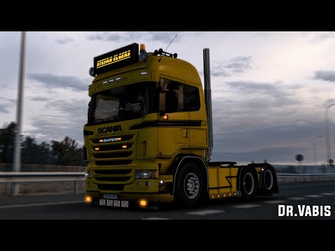 ETS2 1.46 RJL Scania Old School Stefen Elgers + V8 Sound Mod | Euro Truck Simulator 2 Mod