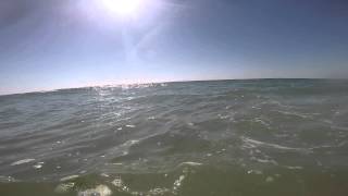 preview picture of video 'primeiro mergulho na praia da Costa Nova'