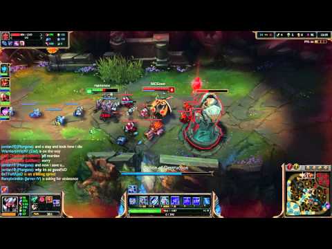 League of legends Mordekaiser vs Pantheon