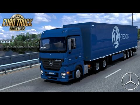 ETS2 1.39 Promods 2.51 - Mercedes Actros MP2 - Rennes (F) to Pamplona (E)
