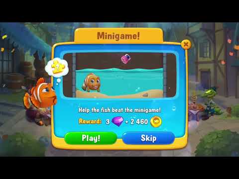 6274 6275  New Level Unlocking #fishdom #playrix #challenge level #Pretty Fishdom Gaming