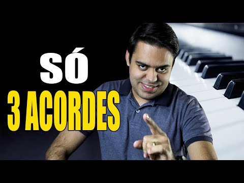 COMO TOCAR QUALQUER MÚSICA NO TECLADO COM APENAS 3 ACORDES - AULA DE TECLADO