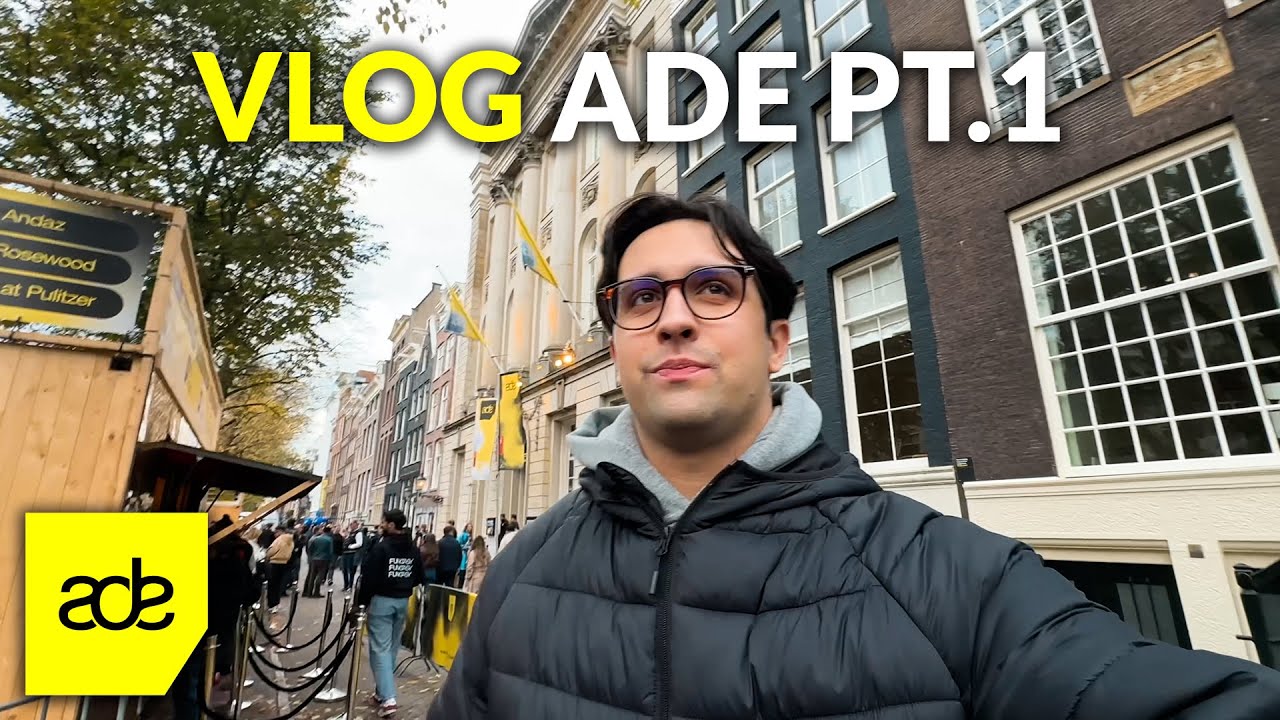 Vado ad Amsterdam a sentire JAMES HYPE | VLOG ADE 2025 pt.1