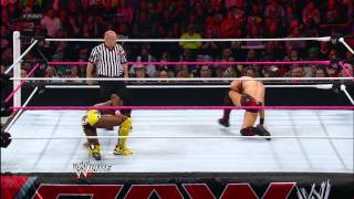 Kofi Kingston knocks out The Miz with Trouble in Paradise
