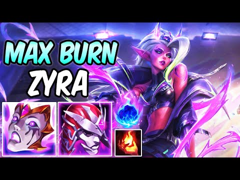 FULL AP MAX BURN ZYRA MID GAMEPLAY | League of Legends