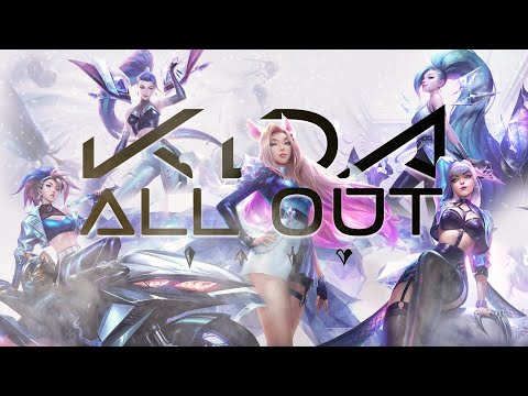 NEW K/DA SKINS SPLASH ART - League of Legends – Photoshop Speedart