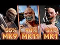 Baraka Mk9 Vs Mk11 Vs Mk1 Combos Baraka Combos