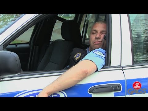 Funny man videos - Just For Laughs - Sleeping Policeman Prank