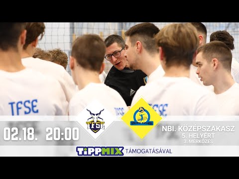 TFSE – Szolnoki RK | Férfi Röplabda NBI. - Középszakasz - 5. helyért 3. mérkőzés |