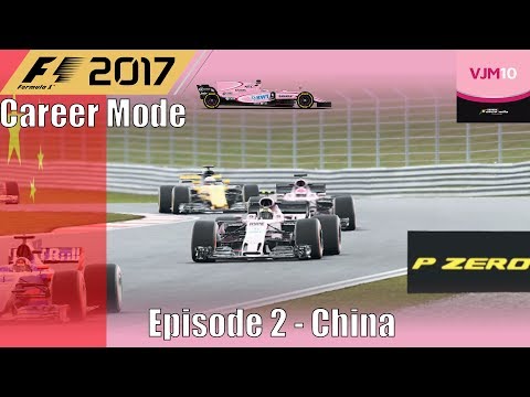 F1 2017 Career Mode Part 2 - China (Last To ?)