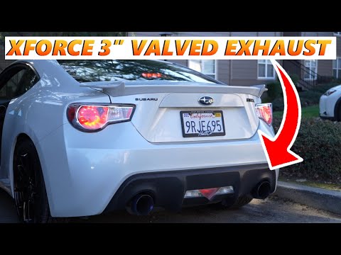 BEST Exhaust for Subaru BRZ? XForce 3” Valved Catback Review (BRZ/GT86/FR-S)