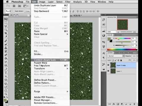 Hand painted tiling grass texture walkthrough