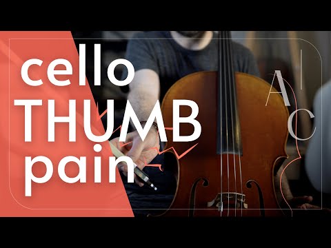 My thumb hurts! Try this for thumb pain in the bow hand