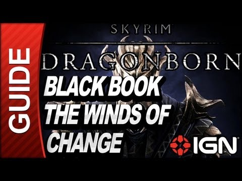 Skyrim Dragonborn DLC Walkthrough: Black Book - The Winds of Change